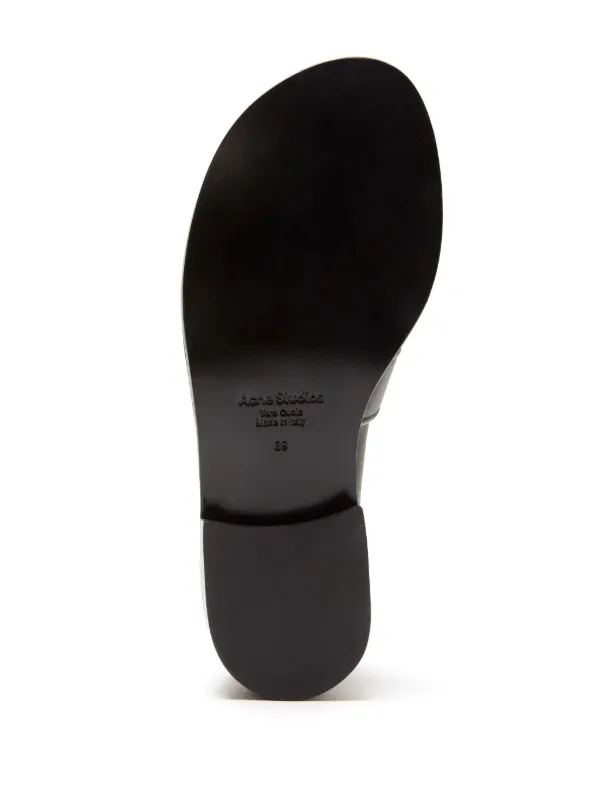 フラットシューズ Acne Studios Brown Brushed Nylon Loafers Acne Studios - Loafers in Brown – Stoy