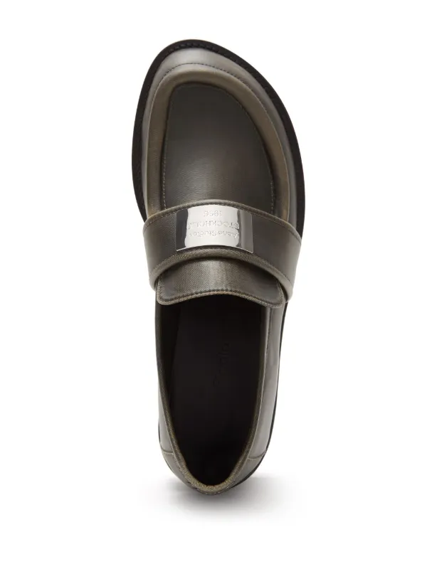 フラットシューズ Acne Studios Brown Brushed Nylon Loafers Acne Studios: ブラウン ナイロン ローファー | SSENSE 日本