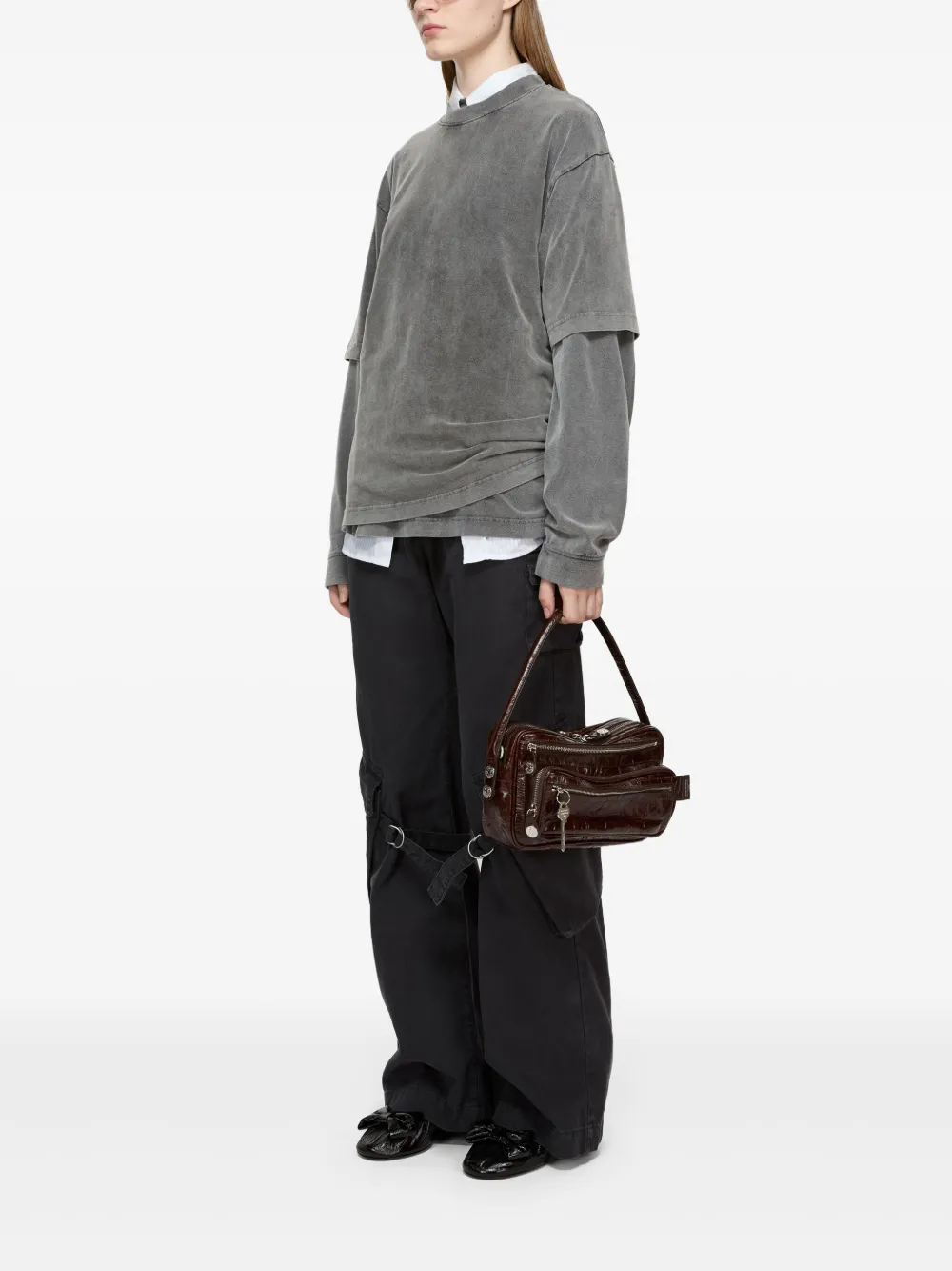 Acne Studios リボンディテール パンプス | ブラック | FARFETCH JP