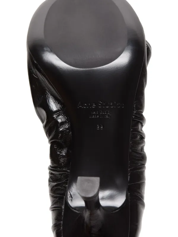ACNE studios パンプス Acne Studios - コットンショートパンツ - フェイデッドブラック