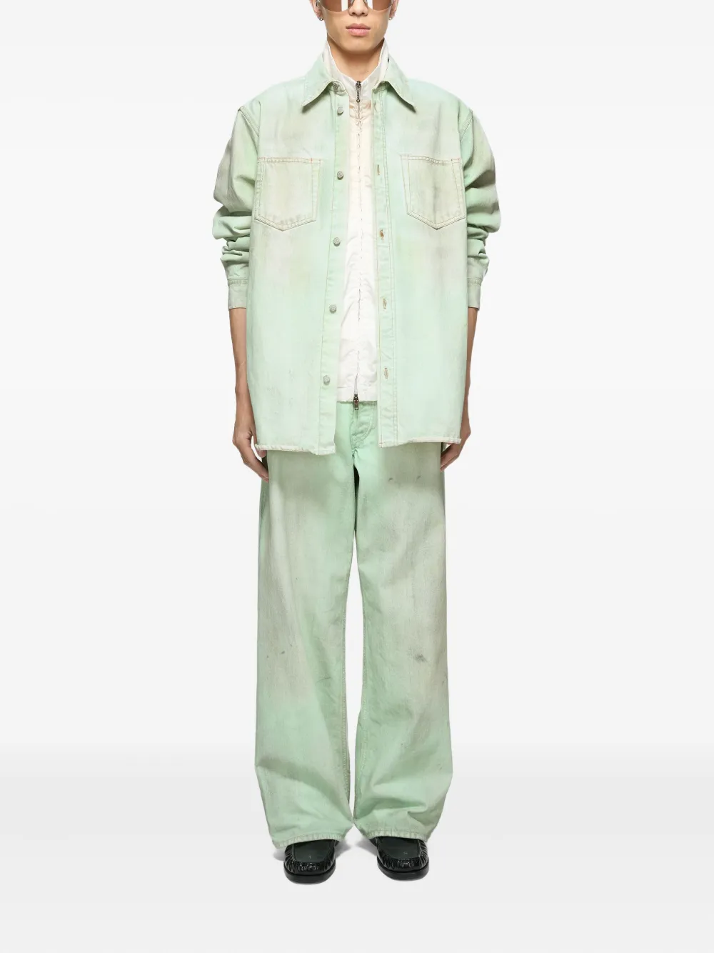 Acne Studios denim shirt - Groen