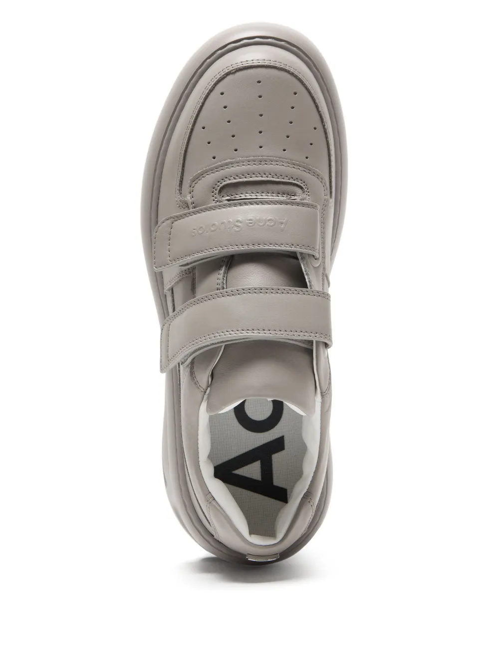 Acne Studios leather platform sneakers Grey