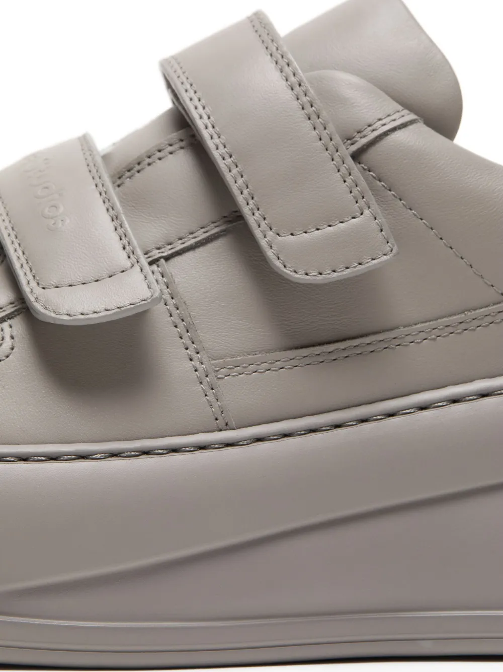 Acne Studios leather platform sneakers Grey