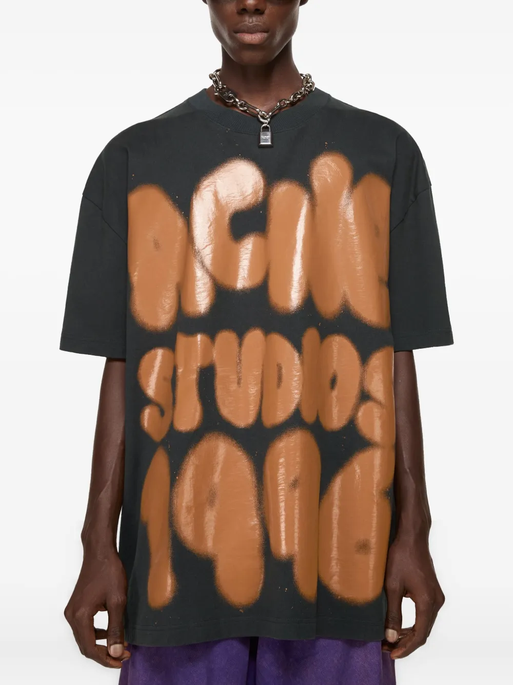 Acne Studios 1996 T-shirt Zwart