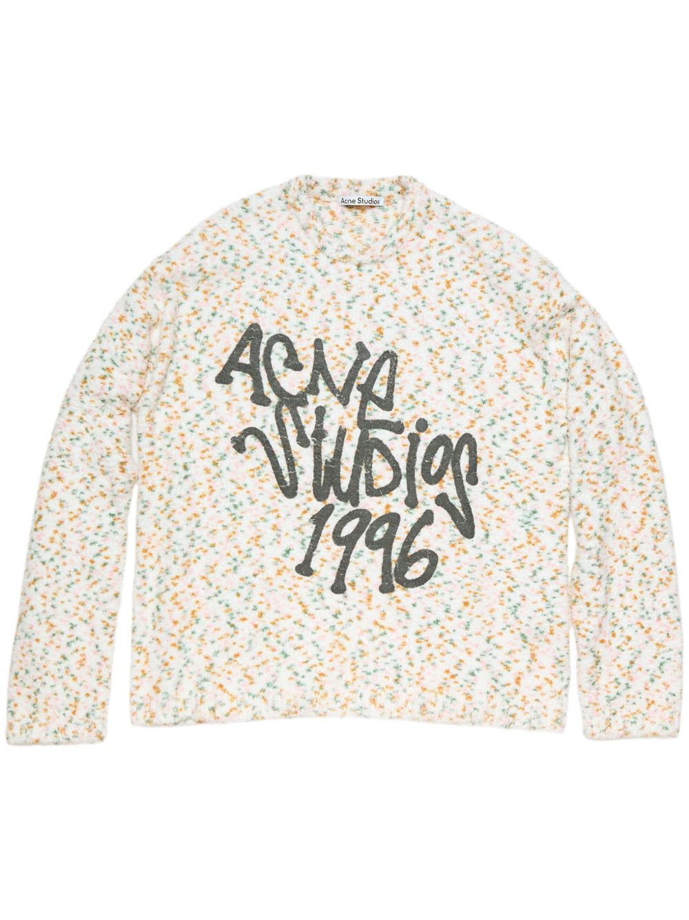 Acne Studios Sweater met print Beige