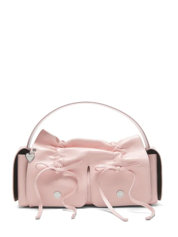 Acne Studios レザー トートバッグ | ピンク | FARFETCH JP