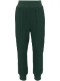 Pleats Please Issey Miyake crepe knitted pants - Green