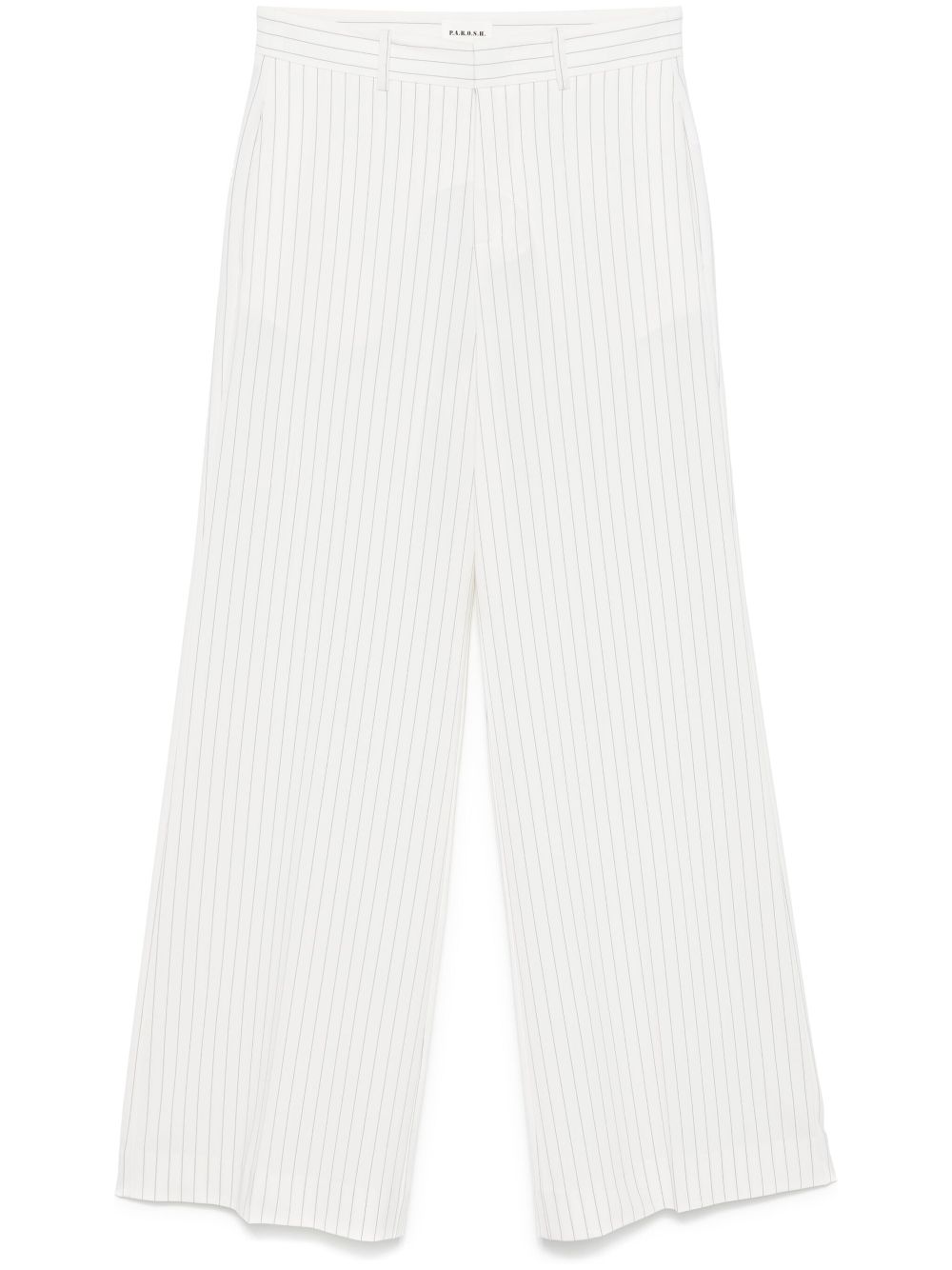 pinstriped trousers