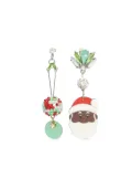 Amir Slama Christmas-motif earrings - Silver
