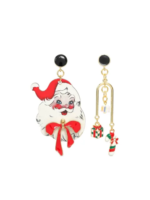 Amir Slama Bijoux boucles d'oreilles à motif Christmas