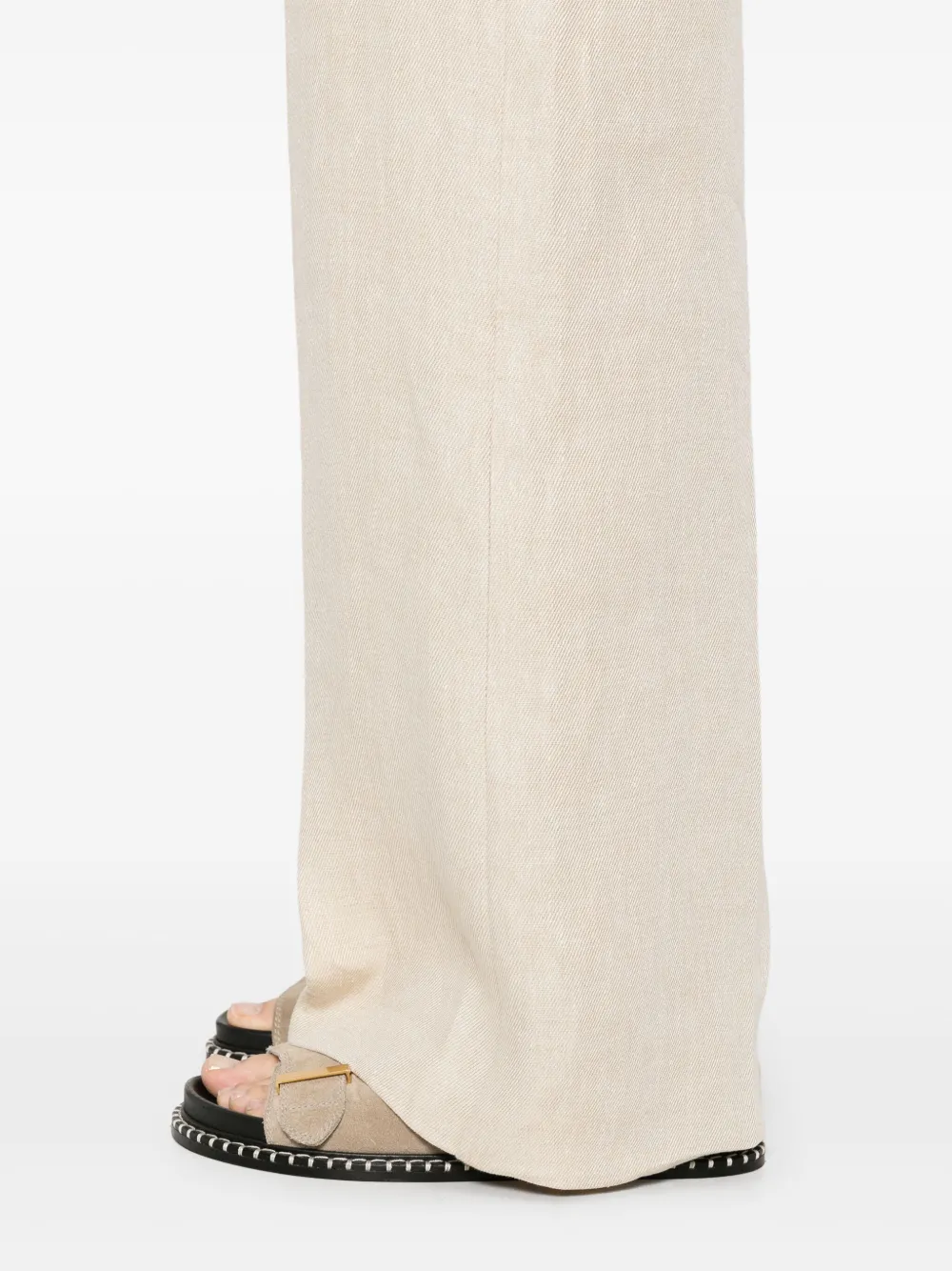 P.A.R.O.S.H. Linnen broek Beige