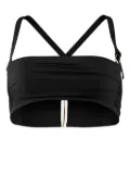 Jacquemus bandeau bikini top - Black