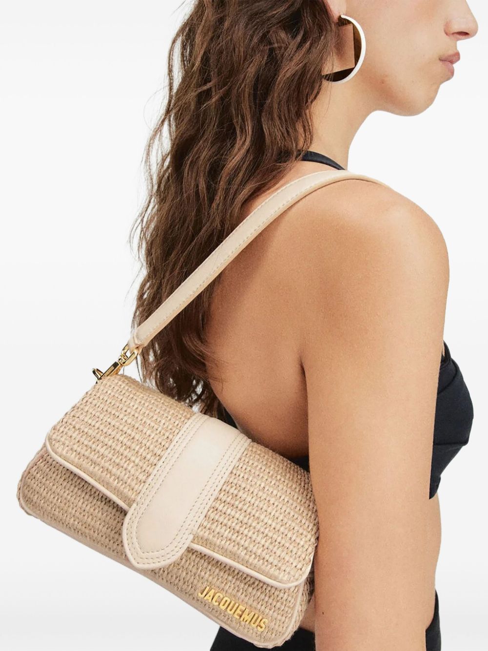 Jacquemus small Le Bambimou shoulder bag - Beige