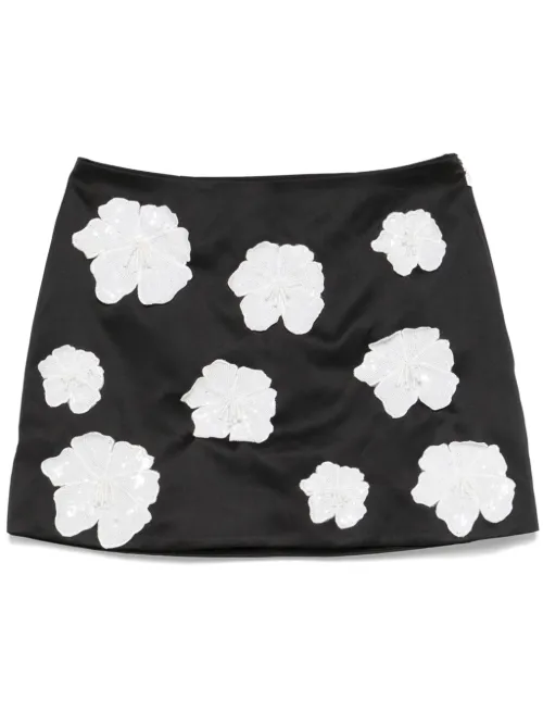 Minijupe à appliqué floral - ROTATE BIRGER CHRISTENSEN - Modalova