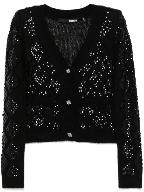 Cardigan à design brodé de sequins - ROTATE BIRGER CHRISTENSEN - Modalova