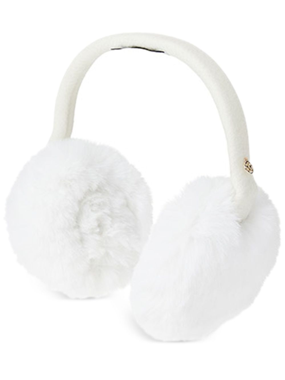 Maison Michel faux-fur ear muffs - White