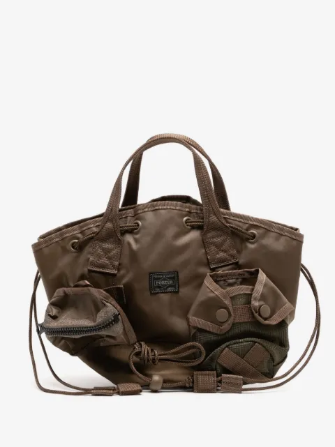 Porter-Yoshida & Co. logo-patch tote bag