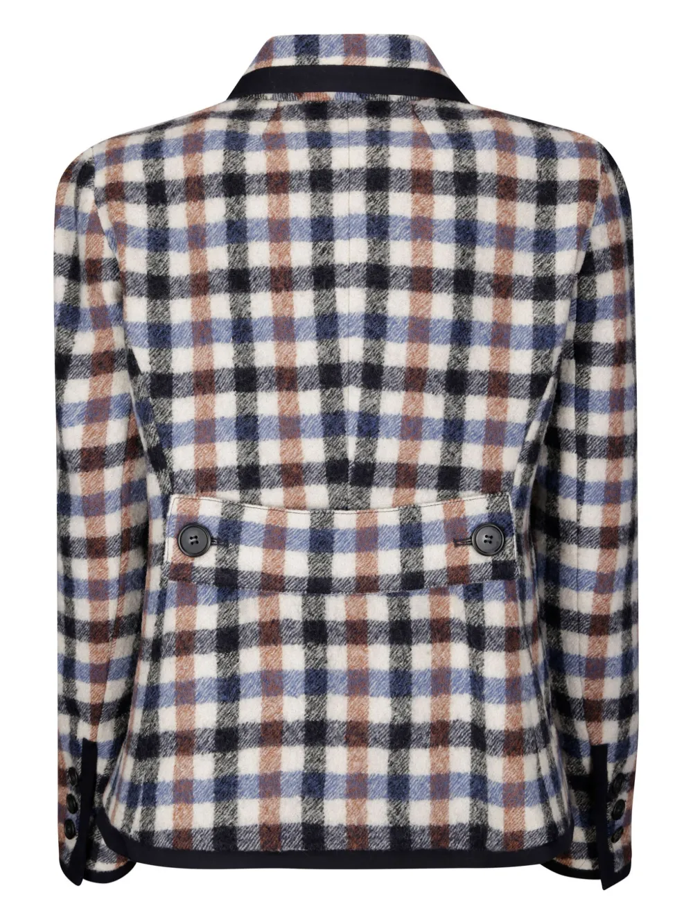 Stefano Mortari plaid blazer - Blauw