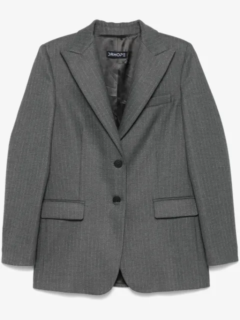 DRHOPE blazer à fines rayures