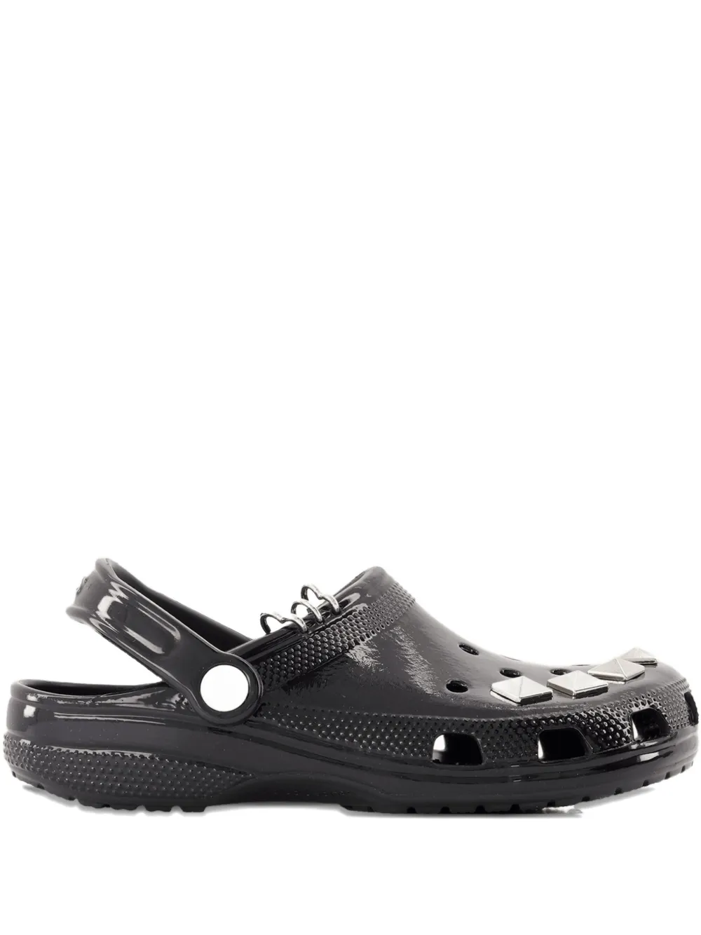 Crocs pyramid stud-embellishment clogs - ブラック Crocs pyramid stud-embellishment clogs - ブラック