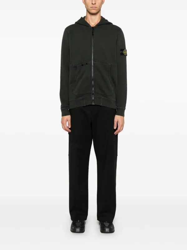 パーカー・フーディ Stone  Compass-Badge Hoodie Stone Island Compass-badge Hoodie | Black | FARFETCH