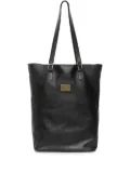 Amir Slama logo-plaque tote bag - Black
