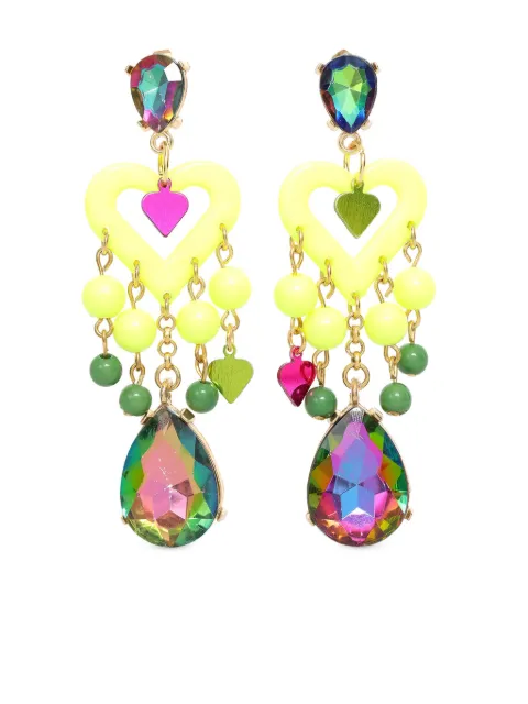 Amir Slama aretes con diseño en forma de gota