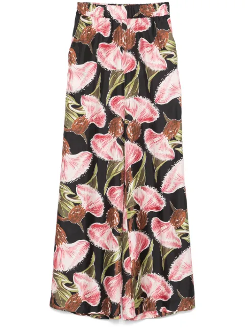 P.A.R.O.S.H. floral-print trousers