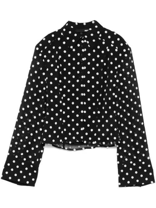 Chemise à ourlet asymétrique - ROTATE BIRGER CHRISTENSEN - Modalova