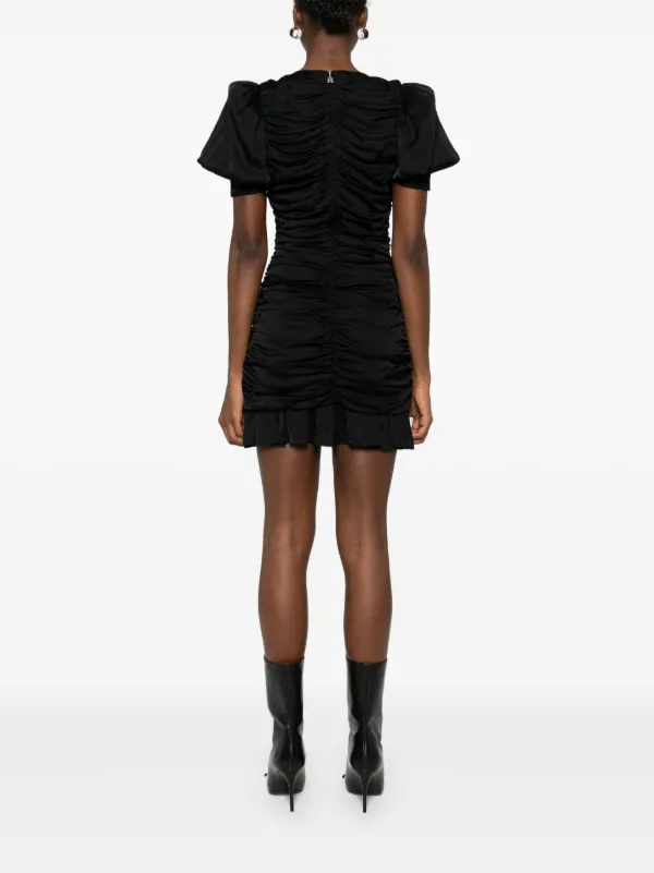 ワンピース ROTATE BIRGER CHRISTENSEN 'Satin Mini' dress Satin Bow Dress Purple - ROTATE Birger Christensen