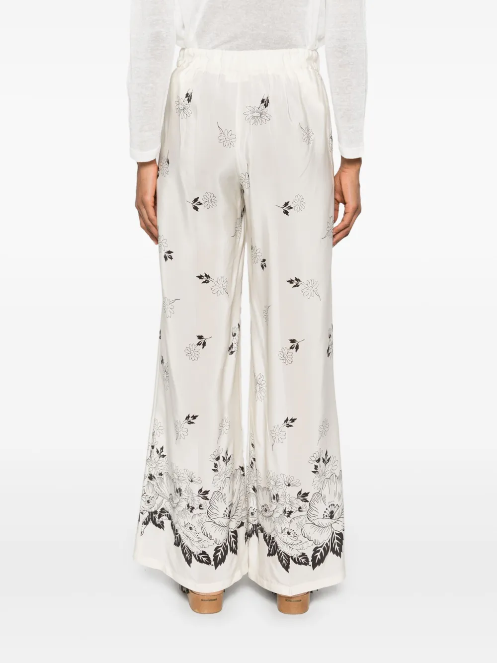 P.A.R.O.S.H. Zijden broek Wit