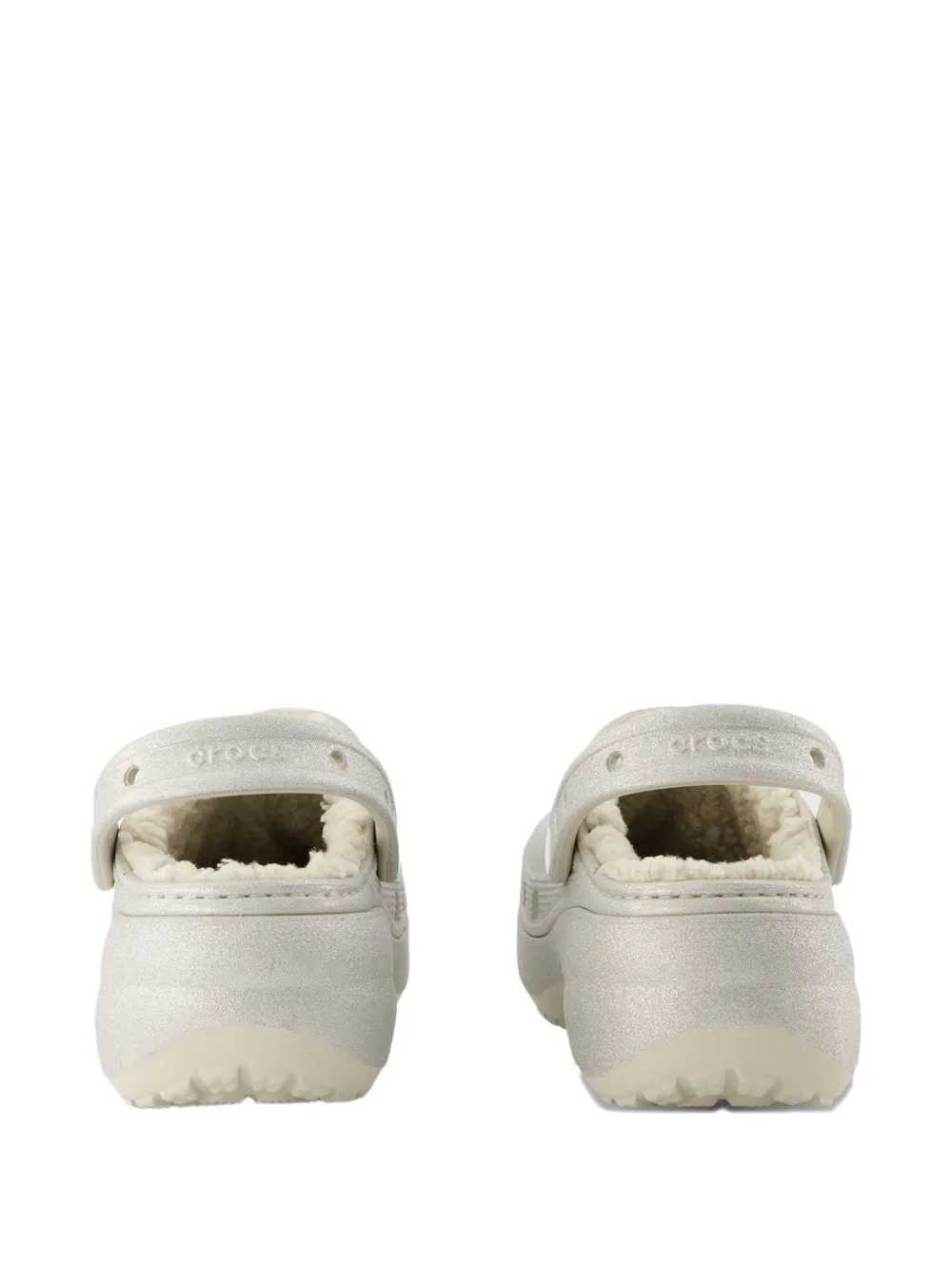 Crocs Klompen met glitter Beige