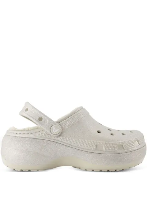 Crocs zuecos con glitter