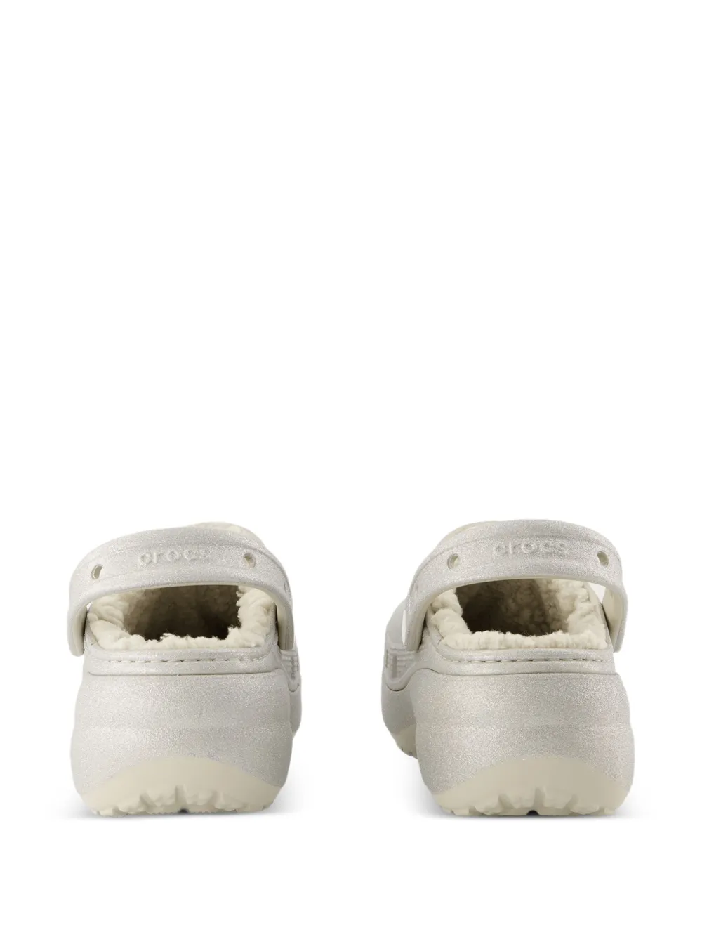 Crocs Klompen met glitter Beige