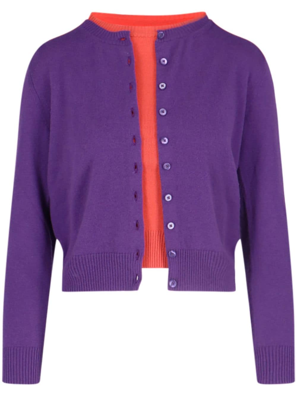 Canessa cashmere cardigan and top set - Viola