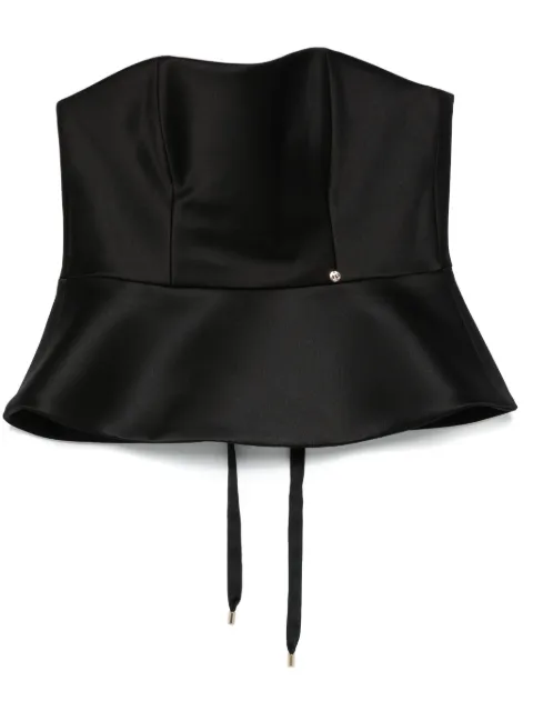 NISSA taffeta corset top