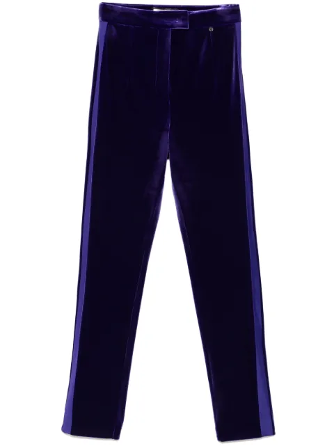 NISSA pantalones de terciopelo con tiro alto