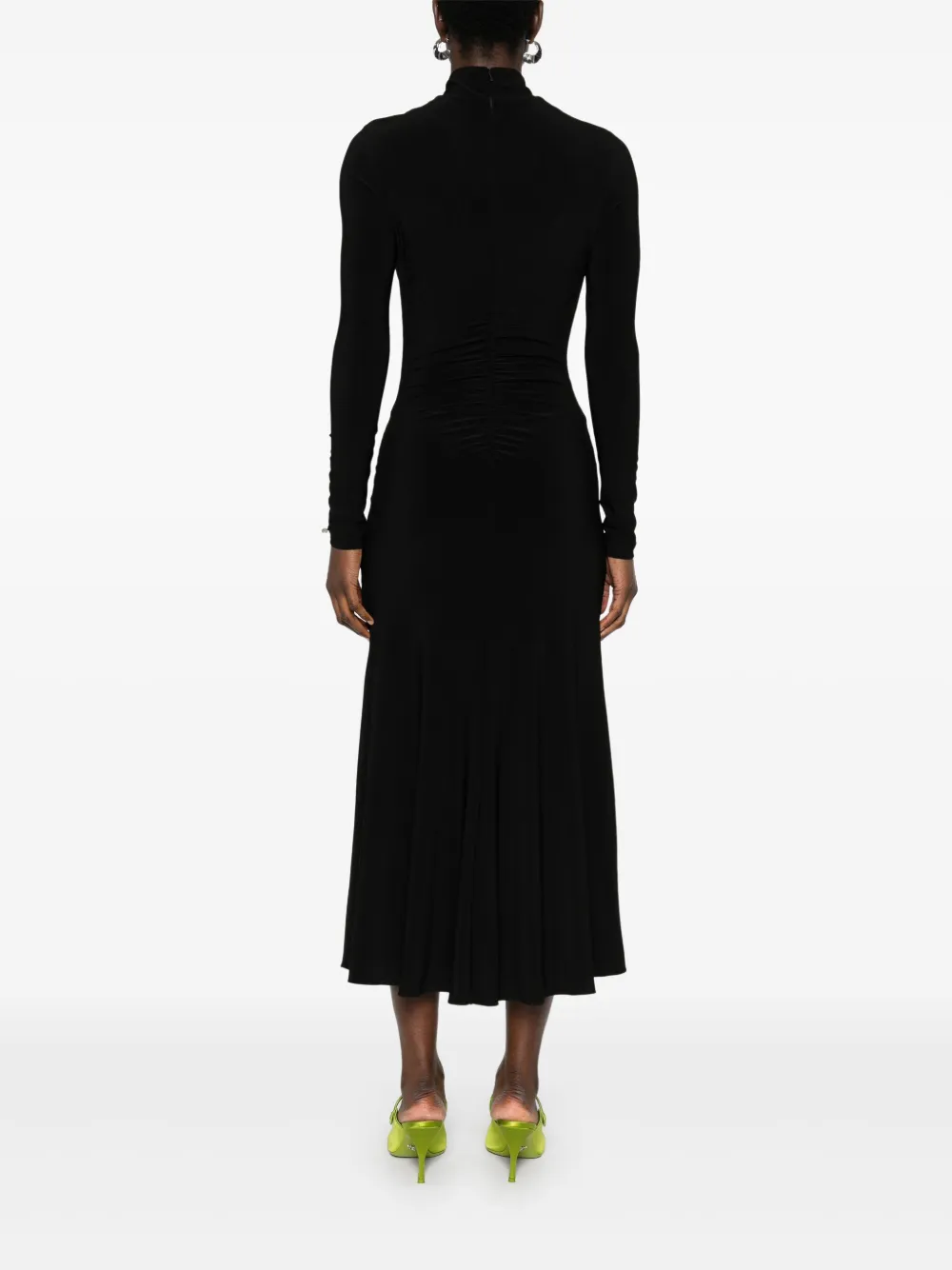 NISSA Midi-jurk met uitgesneden detail Zwart