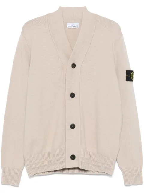 Stone Island cárdigan con distintivo Compass