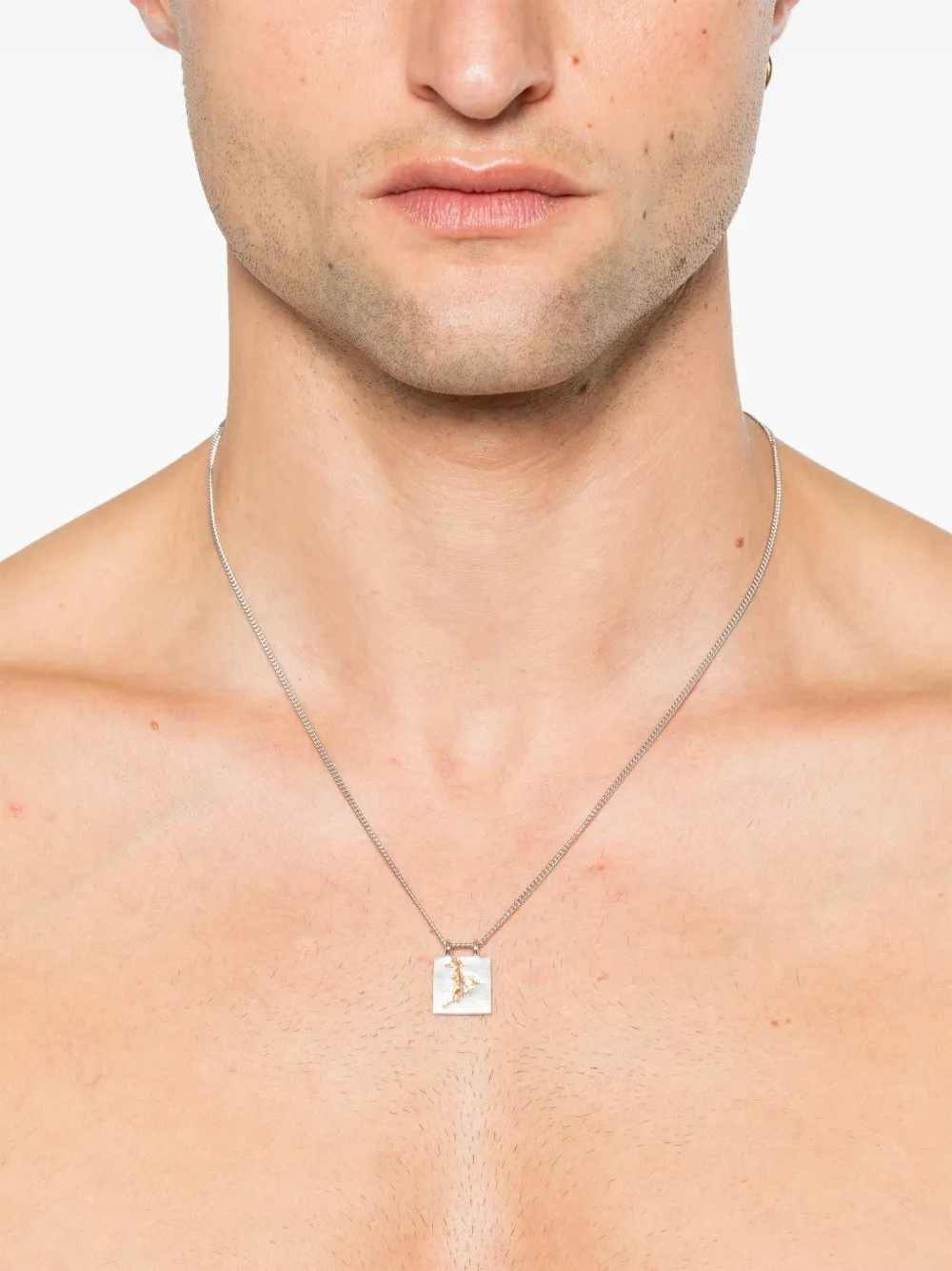 Tom Wood Mined halsketting - Zilver