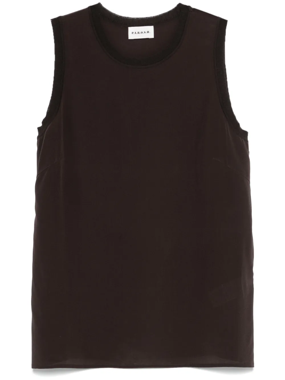 P.A.R.O.S.H. Sweet blouse | Brown | Image 1