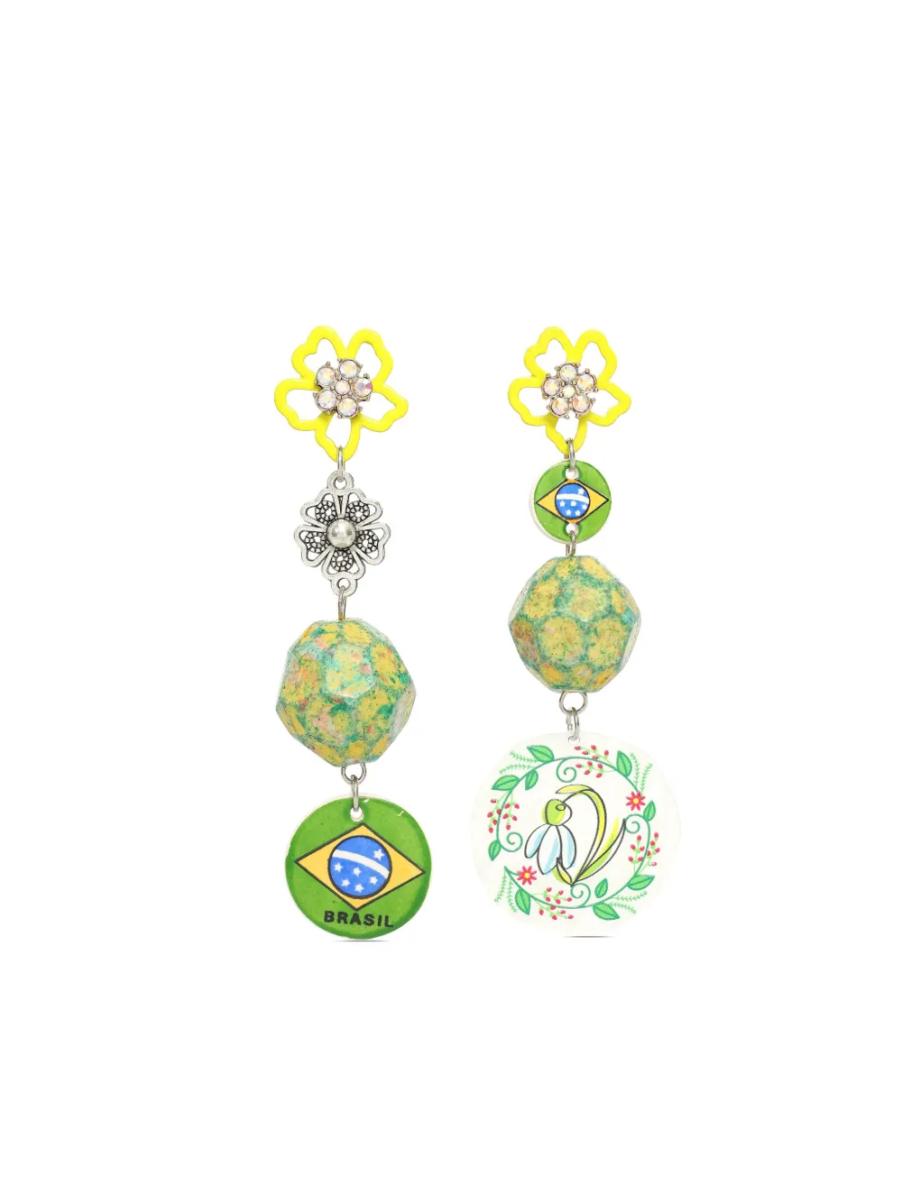 Amir Slama drop-design earrings | Green | Image 1