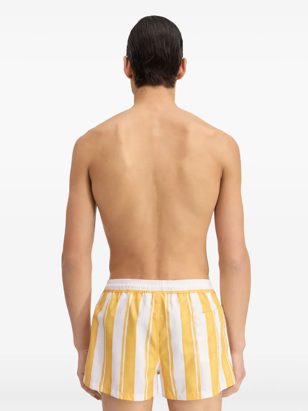 Jacquemus Zwembroek met print Geel