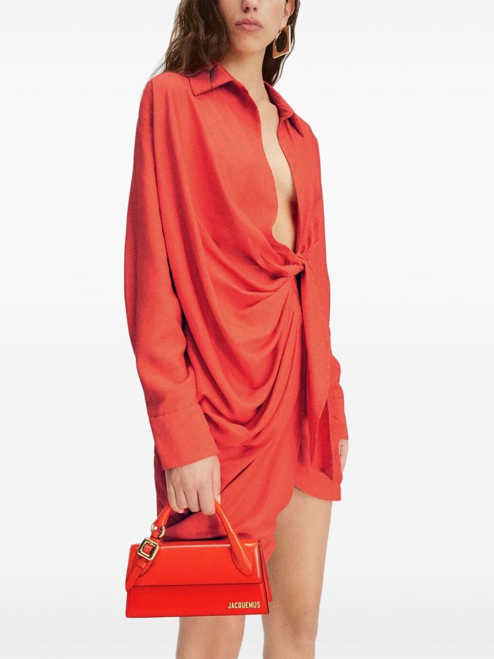 Jacquemus The Long Chiquito tote bag - Oranje