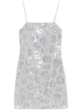 ROTATE BIRGER CHRISTENSEN sequinned chiffon mini dress - Grey