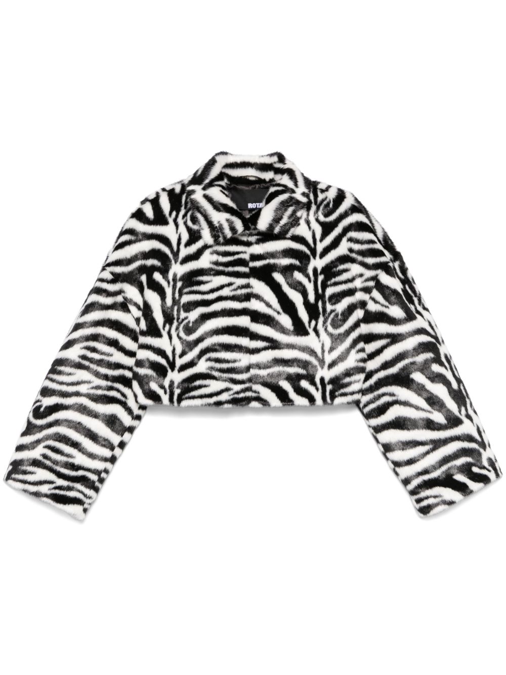 ROTATE BIRGER CHRISTENSEN zebra-print faux-fur jacket Women