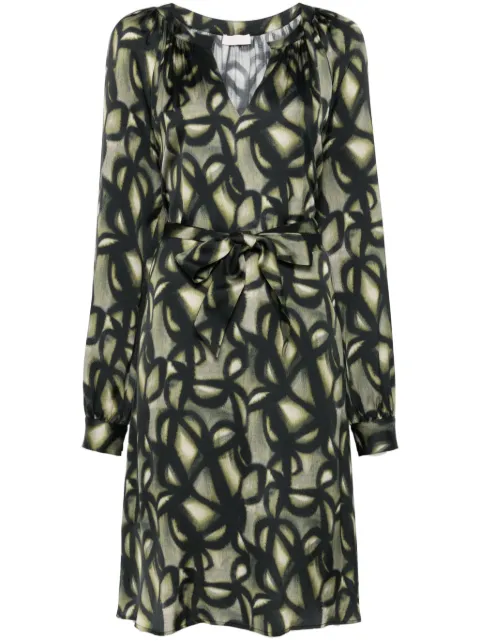 LIU JO printed satin mini dress