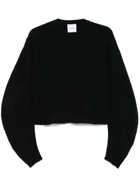 Nude virgin wool sweater