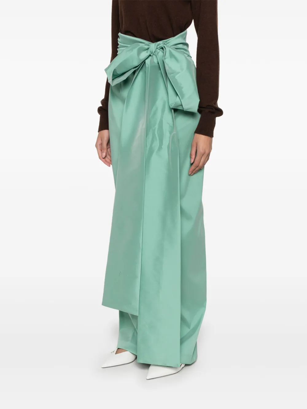 Bernadette Bernard maxi-rok Groen