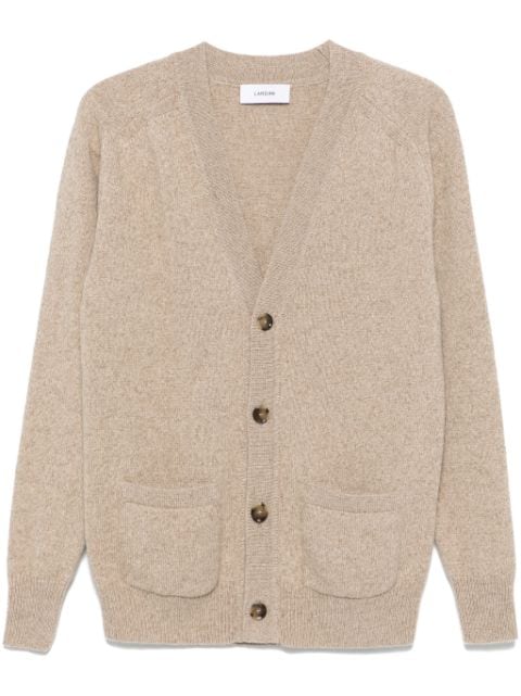 Lardini mélange-effect cardigan